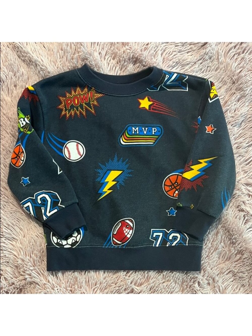 Garanimals Navy Sports Graphic Sweatshirt